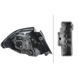 Feu Arrière Gauche Pour Citroën C4 II - 9808624480
