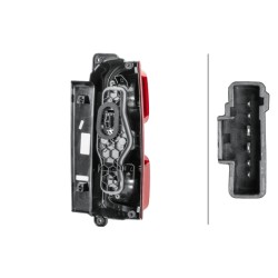 Feu Arrière Gauche Pour Peugeot Opel Toyota Citroën Jumpy 9683115480-00002