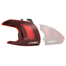 Feu Arrière Gauche Pour Peugeot 2008 I 9826730480