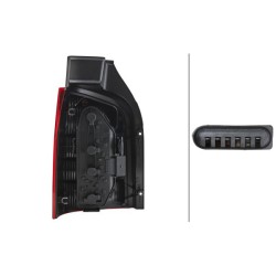 Feu Arrrière Droit Pour VW Multivan V Transporter 7H5945096D 7H5945096F