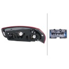 Feu Arrière Gauche Pour Citroën C4 Picasso II 9676120780