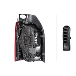 Feu Arrrière Droit Pour VW Multivan VI Transporter 7E0945096AA 7E0945096AD
