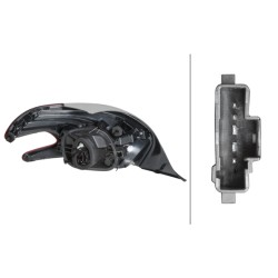 Feu Arrrière Droit Pour Peugeot 208 9810430580