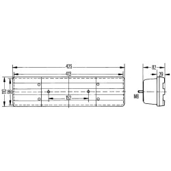 Feu Arrière Gauche Pour MERCEDES T1 T1/TN T2/LN1 Vario MERCEDES-TRUCK ACTROS