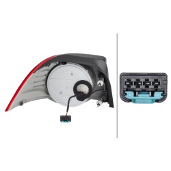 Feu Arrrière Droit Pour VW EOS 1Q0945096B 1Q0945096E 1Q0945096H