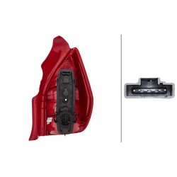 Feu Arrière Gauche Pour Citroën C2 6350.Y0