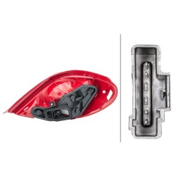 Feu Arrière Gauche Pour Peugeot 207 6350.CE