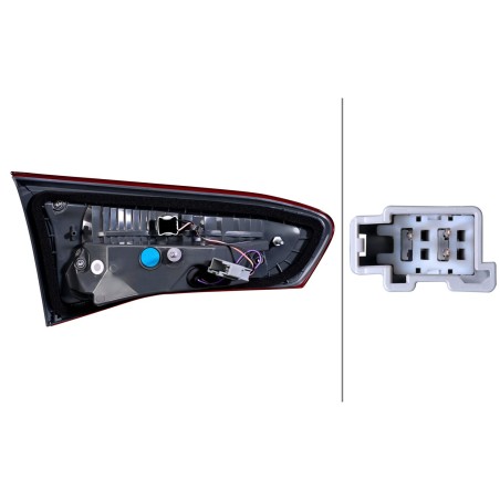 Feu Arrrière Droit Pour Ford Focus IV 2525728 JX7B-13A602-EC