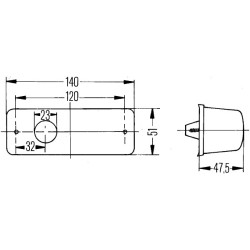Feu clignotant Droit Pour MAN MERCEDES MERCEDES-TRUCK NEOPLAN 81.25225-6460