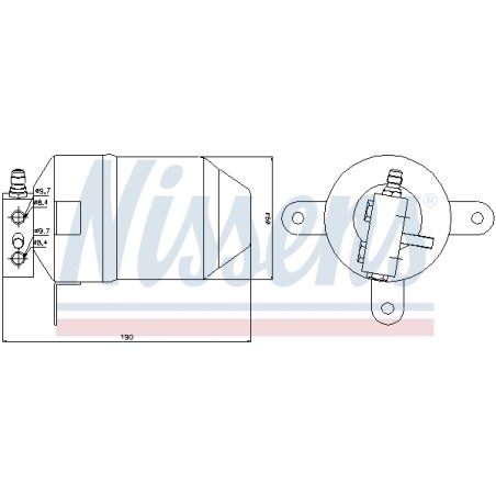 Filtre Deshydratant Clim Pour BMW Série 5 E34 7 E32 62111394273 6453.1.376.733