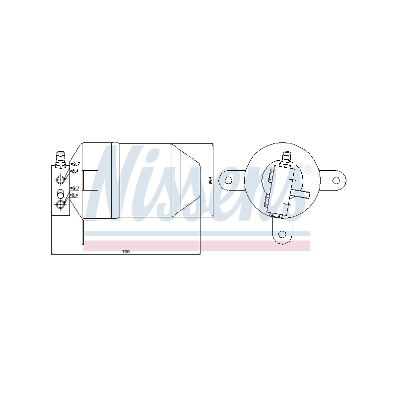 Filtre Deshydratant Clim Pour BMW Série 5 E34 7 E32 62111394273 6453.1.376.733