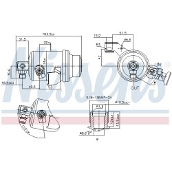 Filtre Deshydratant Clim Pour MERCEDES 124 Cabriolet Classe E T-Model Kombi