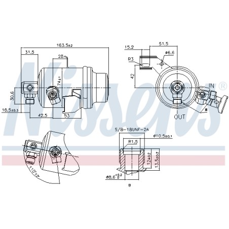 Filtre Deshydratant Clim Pour MERCEDES 124 Cabriolet Classe E T-Model Kombi