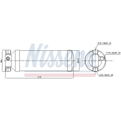 Filtre Deshydratant Clim Pour Renault Espace II 6025107659 6025006715