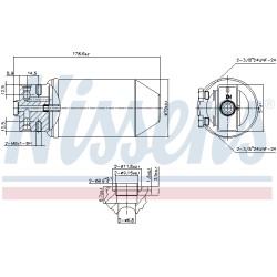 Filtre Deshydratant Clim Pour Saab 9-3 Cabriolet 900 II 4230462 4868949 7496847