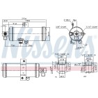 Filtre Deshydratant Clim Pour Peugeot 605 Citroën XM 6453.P6 6453.Z0