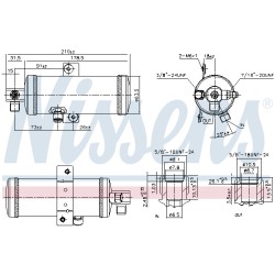 Filtre Deshydratant Clim Pour Peugeot 605 Citroën XM 6453.P6 6453.Z0