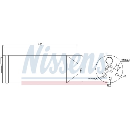 Filtre Deshydratant Clim Pour Honda Accord VI Civic V VII Integra Logo Rover 200