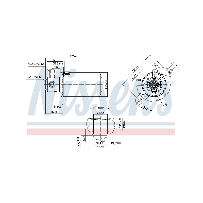 Filtre Deshydratant Clim Pour MERCEDES Classe C CLK
