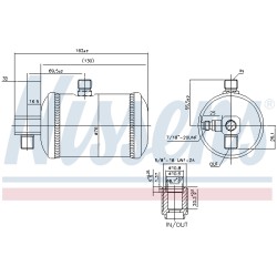 Filtre Deshydratant Clim Pour Citroën Xantia 6453.Y5