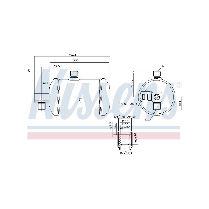 Filtre Deshydratant Clim Pour Citroën Xantia 6453.Y5