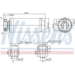 Filtre Deshydratant Clim Pour RENAULT TRUCKS KERAX PREMIUM