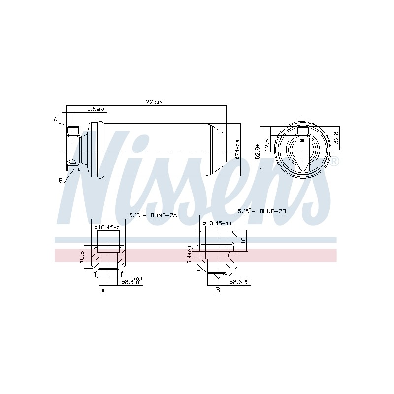 Filtre Deshydratant Clim Pour RENAULT TRUCKS KERAX PREMIUM