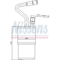 Filtre Deshydratant Clim Pour Volvo 850 C70 I S70 V70 9144563 9166041 9166044