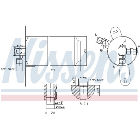 Filtre Deshydratant Clim Pour MERCEDES Classe E T-Model