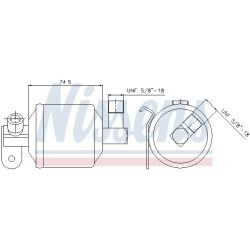 Filtre Deshydratant Clim Pour Peugeot 306 Citroën Xsara ZX