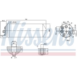 Filtre Deshydratant Clim Pour Renault Avantime Espace III Laguna I 6025311363