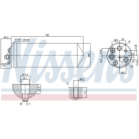 Filtre Deshydratant Clim Pour Renault Avantime Espace III Laguna I 6025311363