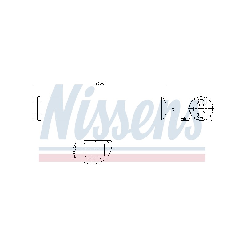 Filtre Deshydratant Clim Pour Renault Clio II Dacia Nissan 2764000QAB 2764000QAC