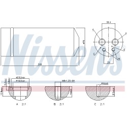 Filtre Deshydratant Clim Pour VW Audi Skoda 3B0.820.193 3B0820189 3B0820191