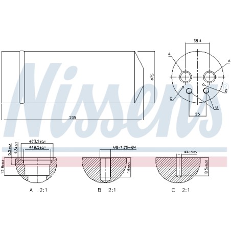 Filtre Deshydratant Clim Pour VW Audi Skoda 3B0.820.193 3B0820189 3B0820191
