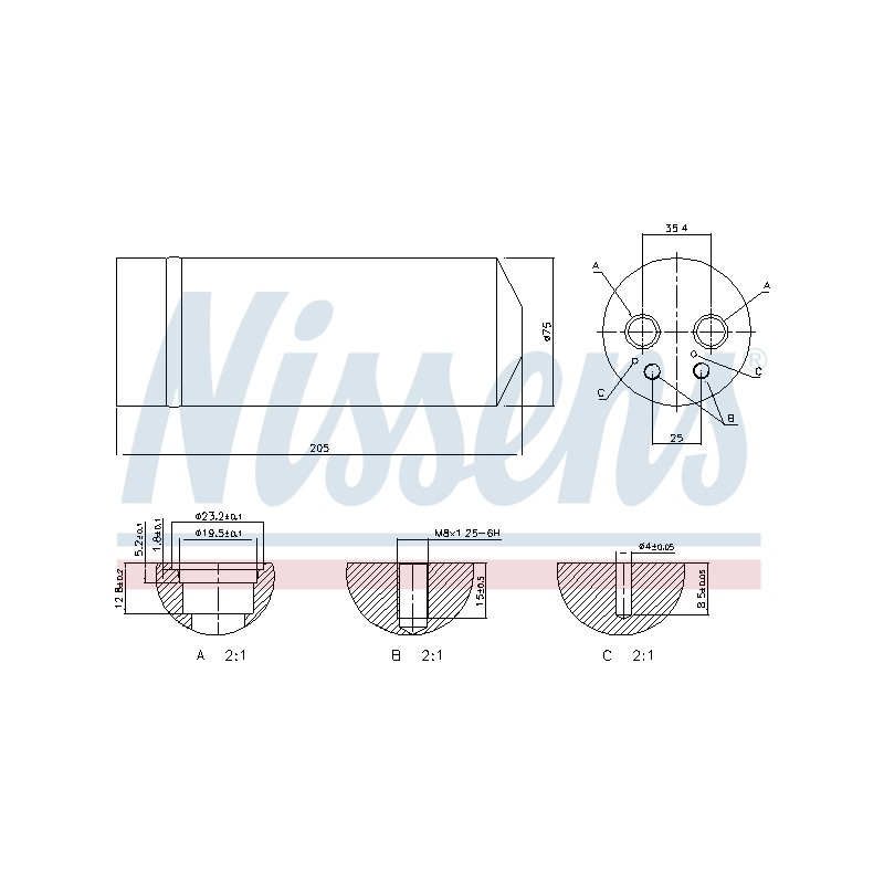 Filtre Deshydratant Clim Pour VW Audi Skoda 3B0.820.193 3B0820189 3B0820191