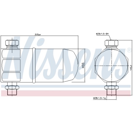Filtre Deshydratant Clim Pour VW Passat Audi 80 A4 A6 Coupé