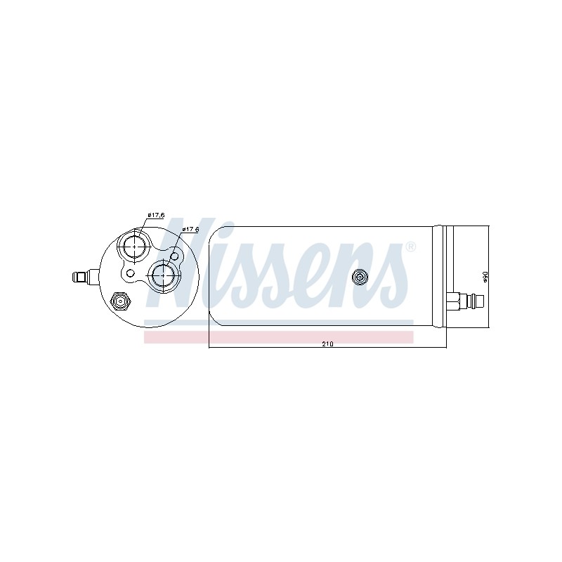 Filtre Deshydratant Clim Pour Ford Transit 3C1H19E647AA 4042676 4053339 4510765
