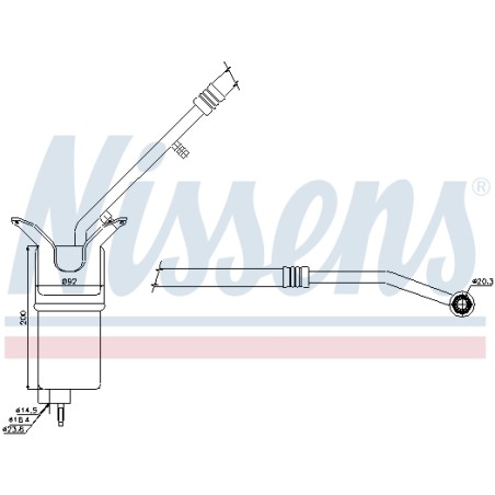 Filtre Deshydratant Clim Pour Ford Mondeo III Jaguar X-Type Estate