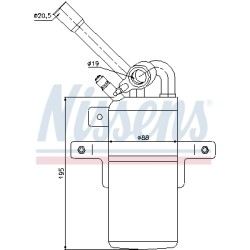 Filtre Deshydratant Clim Pour Ford Tourneo Transit 1211222 1365483 1509857