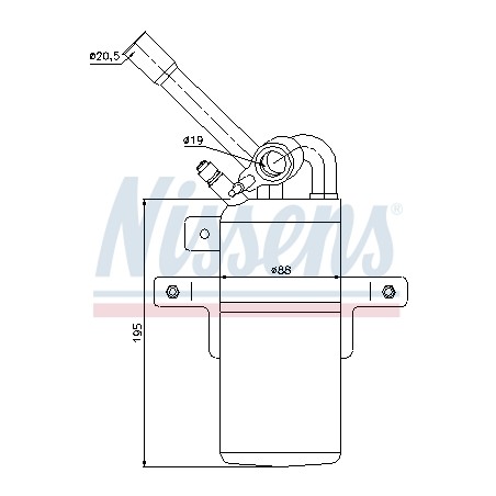 Filtre Deshydratant Clim Pour Ford Tourneo Transit 1211222 1365483 1509857