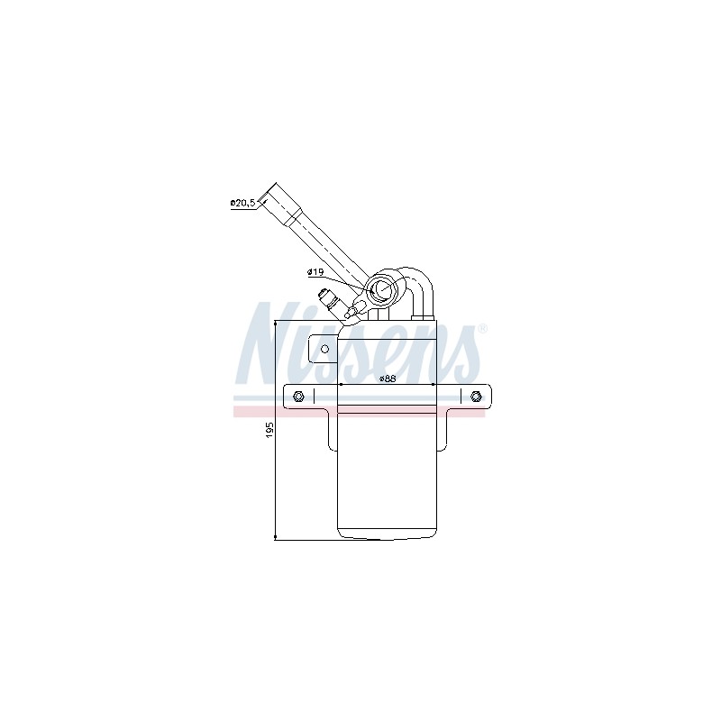 Filtre Deshydratant Clim Pour Ford Tourneo Transit 1211222 1365483 1509857