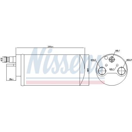 Filtre Deshydratant Clim Pour Renault Espace IV Laguna II VELSatis 8200025640