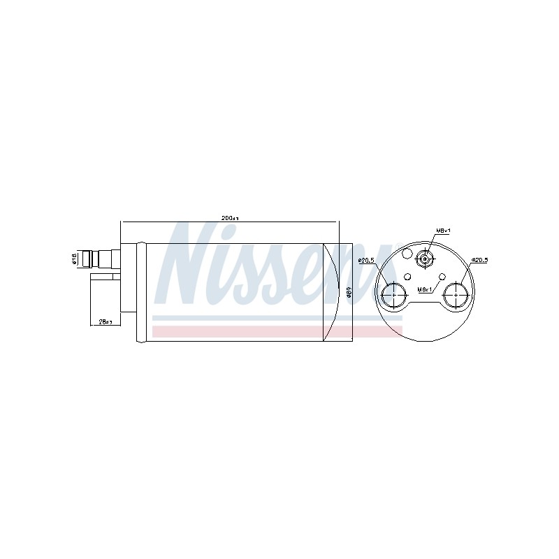Filtre Deshydratant Clim Pour Renault Espace IV Laguna II VELSatis 8200025640