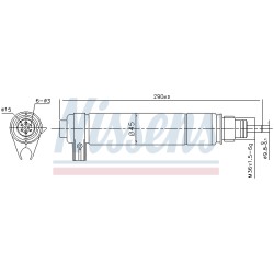 Filtre Deshydratant Clim Pour Peugeot Fiat Toyota Citroën 6455.AJ 6455.AK