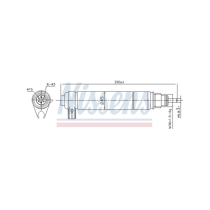 Filtre Deshydratant Clim Pour Peugeot Fiat Toyota Citroën 6455.AJ 6455.AK