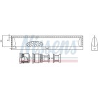 Filtre Deshydratant Clim Pour Fiat Toyota Aurion Suzuki Aston Martin 9533958J00