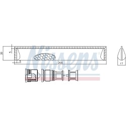 Filtre Deshydratant Clim Pour Fiat Toyota Aurion Suzuki Aston Martin 9533958J00