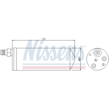 Filtre Deshydratant Clim Pour Renault Dacia Opel Nissan 2764000QAA 4401618