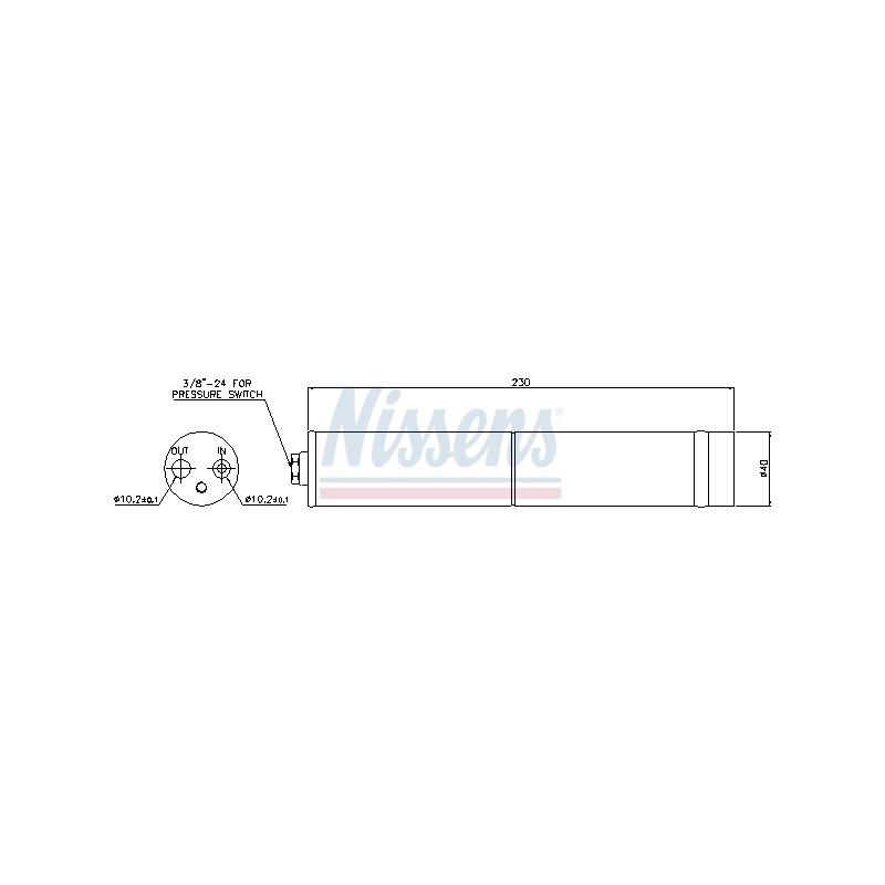 Filtre Deshydratant Clim Pour Nissan Juke Van Primera Tiida X-Trail Infiniti EX